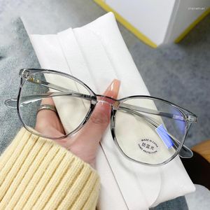 Zonnebril Afgewerkt Bijziendheid Bril Voor Vrouwen Mannen Luxe Oversized Anti Blauw Licht Minus Brillen Optische Brillen Recept 0 Tot -6.0