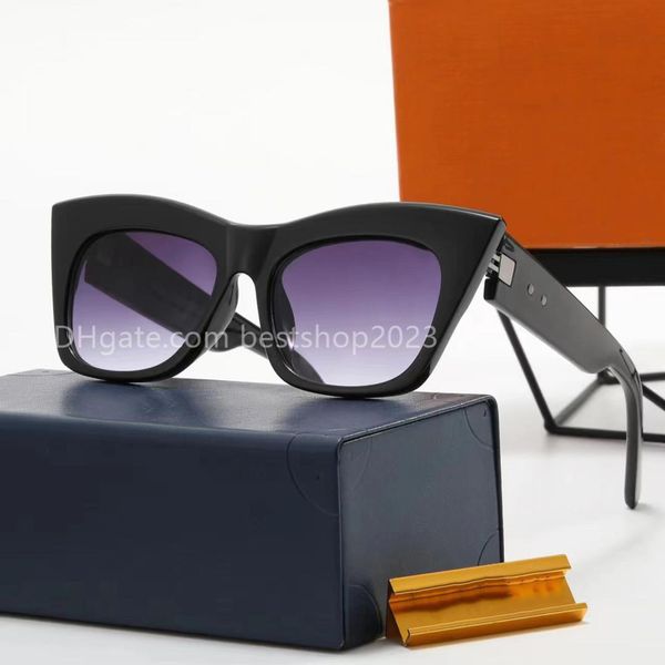 Lunettes de soleil ajustées classiques lunettes de luxe oeil de chat lunettes plein cadre hommes femmes Sports de plein air lunettes de plage 5A qualité