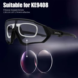 Zonnebrillen voor KE9408 -stijl recept 1,56 1,61 1.67 1.74 asferische optische lenzen myopia frame fietsglazen zonnebril fiets bril brillen