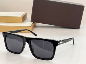 Zonnebrillen voor mannen en vrouwen 0906 Luxe buitenbril in strandstijl Anti-ultraviolet UV-400 Retro ontwerp Modieus Vierkant volledig frame Acetaatvezelbril FT0906