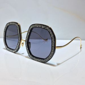 Lunettes de soleil pour hommes et femmes d'été Anna rayonnant étoile blach style anti-ultraviolet rétro plaque complète de mode Fashion Empières aléatoires