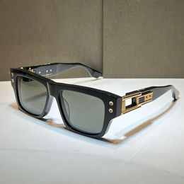 Lunettes de soleil pour hommes et femmes été GM-SEVEN 407 Style Anti-Ultraviolet rétro plaque plein cadre lunettes aléatoire Box257b