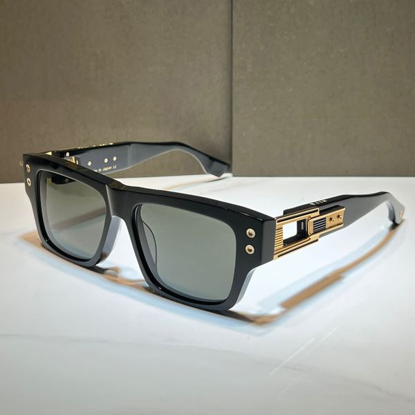 Lunettes de soleil pour hommes et femmes été GM-SEVEN 407 Style Anti-Ultraviolet rétro plaque plein cadre lunettes aléatoire Box257b