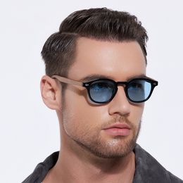 Lunettes de soleil polarisées de styliste pour hommes et femmes, Vintage, jambes en bois de bambou, cyclisme, Protection UV, qualité supérieure