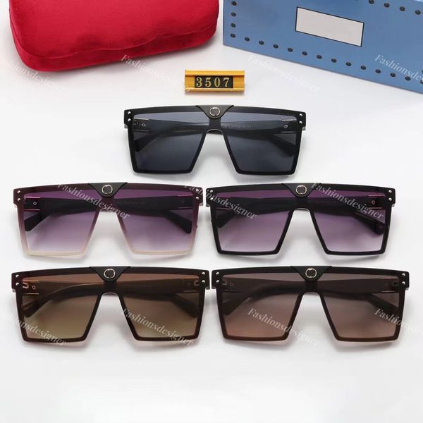 Lunettes de soleil pour hommes lunettes de soleil design de luxe masque cadre lunettes de soleil grande lentille carrée protection UV400 plage extérieure tendance lunettes de soleil rétro usine en gros