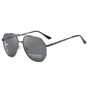 Gafas de sol para hombres Gafas de sol polarizadas UV 400 Gafas de sol de moda para hombre Hombre Gafas de sol polares vintage Gafas de sol de diseño de gran tamaño de lujo de moda 2L0A01