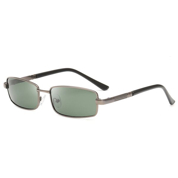 Lunettes de soleil pour hommes lunettes de soleil polarisées UV 400 lunettes de soleil de mode pour hommes Vintage petites lunettes de soleil polaires minces à la mode luxe cadre en métal lunettes de soleil de créateur 2L0A43