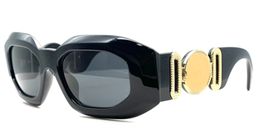 Zonnebrillen voor mannen rechthoek 54 mm 4425 unisex Designer Goggle Beach Cyclone Sport Masker Zonnebril Zwart vierkant ontwerp UV400 met doos
