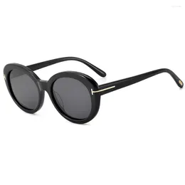 Lunettes de soleil pour hommes TF1009 Vintage haute qualité marques de luxe en plein air Uv400 mode ovale voiture conduite fille femmes lunettes de soleil