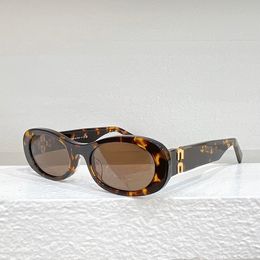Lunettes de soleil pour hommes femmes designers mode 06ZS extérieur UV400 style lunettes anti-ultraviolet rétro plaque acétate ovale plein cadre lunettes boîte aléatoire