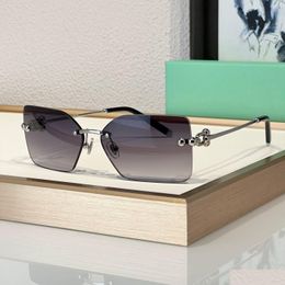 Lunettes de soleil pour hommes Femmes Mode 3088 Summer Designer Jambes en métal Élégant High Street Style Anti-Traviolet UV400 Plaque Lentille carrée GL Otne2