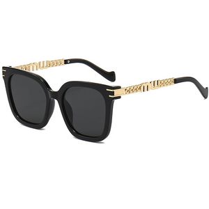 Gafas de sol para hombres, mujeres, lujo, para hombre, gafas de sol, moda, gafas de sol, mujer, retro, gafas de sol, vintage, unisex, cadena de metal, pie, gafas de sol de diseñador 2L3A24