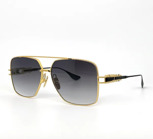 Gafas de sol para hombres Mujeres gafas retro 159 Diseñadores de lujo marco de metal cuadrado