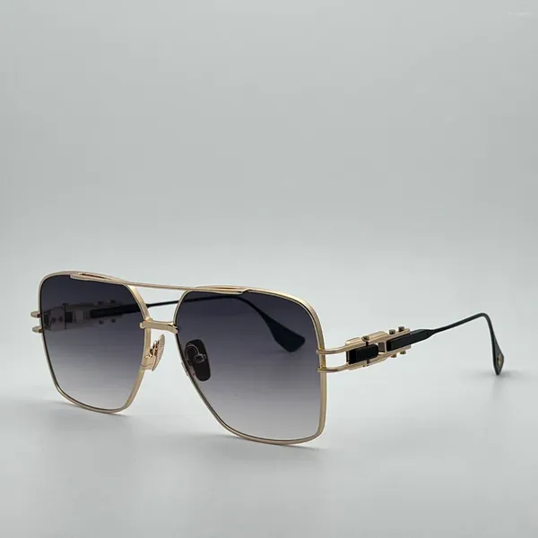 Lunettes de soleil pour hommes femmes lunettes rétro GRAND-EMPERK DTS159 Designers Style Anti-Ultraviolet plein cadre boîte aléatoire