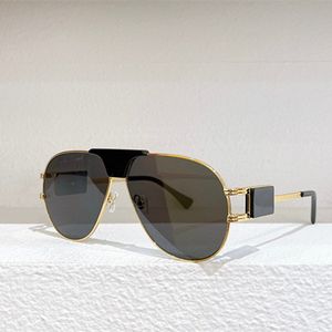 Gafas de sol para hombres mujeres verano 2252 estilo Anti-ultravioleta placa Retro marco ovalado caja aleatoria