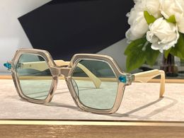 Heren zonnebrillen Dames zonnebrillen Designer Zomer Ontwerpers Zonnebrillen Heren Q8 Stijl Modieus Anti-Ultraviolet Avant-garde Plaat achthoek Volledig frame Willekeurige doos