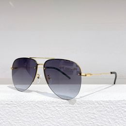 Lunettes de soleil pour hommes femmes été SLASSIC 11M Designers Style anti-ultraviolet rétro plaque demi-monture lunettes boîte aléatoire