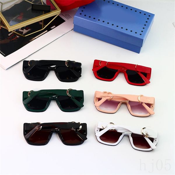 Gafas de sol para hombre g gafas de diseñador de gran tamaño retro negro rojo rosa lentes de sol viajes de vacaciones escudo UVA gafas de sol de diseñador de lujo PJ022 B4