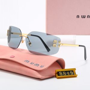 Zonnebril voor dames designer luxe zonnebrillen designe oogglas Dames roze paars lenzenvloeistof Gebogen bril Stralingsbescherming Vrijetijdszonnebril