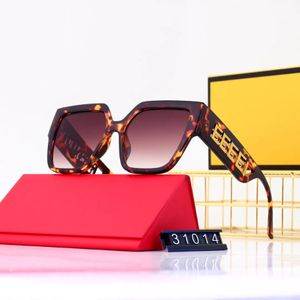 Lunettes de soleil pour femme créatrice de mode lettre de luxe pour hommes verres de soleil f extérieurs designers pour femmes lunettes de soleil cadre complet avec boîte 294t