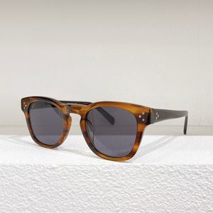 Zonnebrillen voor vrouwen en mannen zomer 40233 stijl anti-ultraviolette retroplaat vol frame glase's willekeurig