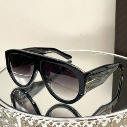 Gafas de sol para mujeres Classic ft1044 Gafas de gran tamaño lentes transparentes Fashion Tom Chunky Sheet Men Diseñador de gafas de sol Sports Style Original Box