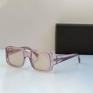 Gafas de sol para mujer Gafas de diseño Gafas de sol transparentes de color rosa Gafas de sol para hombre Gafas unisex para exteriores Ropa de moda diaria Buena calidad Marco de acetato