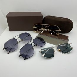 Gafas de sol para mujeres Diseñador Hombres Gafas de sol TF0747 Marco cuadrado Mano de obra exquisita Estilo generoso y popular Gafas de protección UV400 para exteriores de alta gama