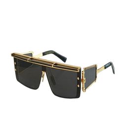 Gafas de sol para mujeres Diseñador Hombres Gafas de sol BPS-127D Marco cuadrado Mano de obra exquisita Estilo generoso y popular Gafas de protección UV400 para exteriores de alta gama