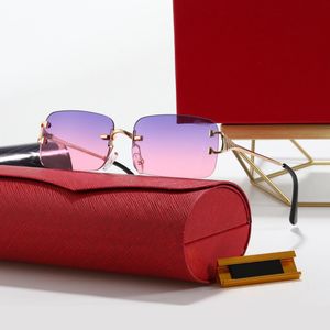 gafas de sol para mujer gafas graduadas de diseñador patas de espejo de metal fino multicolor Moderno Suave sensual Lunettes de soleil pour femmes gafas de sol hombres con estuche