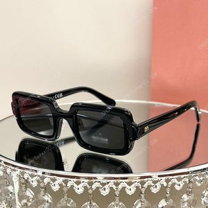 Zonnebril voor dames mode klein vierkant frame MU 09 bril effen vel kwaliteit designer zonnebril sacoche met originele doos