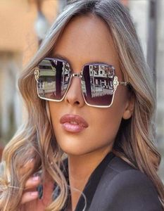 Lunettes de soleil pour femmes demi-monture de luxe femmes perle carrée mode nuances UV400 Vintage lunettes lunettes de mode 2733428