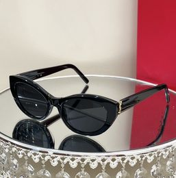 Lunettes de soleil pour femmes de haute qualité Y-S-L M115 Lunettes de créateur de mode Classic Cat's Sunglasses Frame Anti-UV400 Protection de protection des yeux verres de vacances