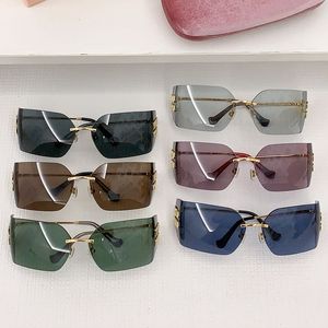 Gafas de sol para mujeres Luxurys Diseñadores Gafas de sol Gafas de pista Diseñador para mujeres Señas cuadradas de alta calidad Sombras Femininidad Smu54y