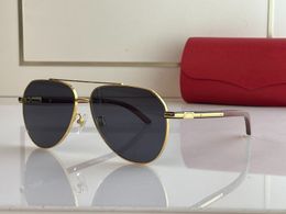 Zonnebril voor vrouwelijke mannen ontwerpers zomer 0355 funky stijl anti-ultraviolet retro brillenplaat ovaal full frame willekeurige doos