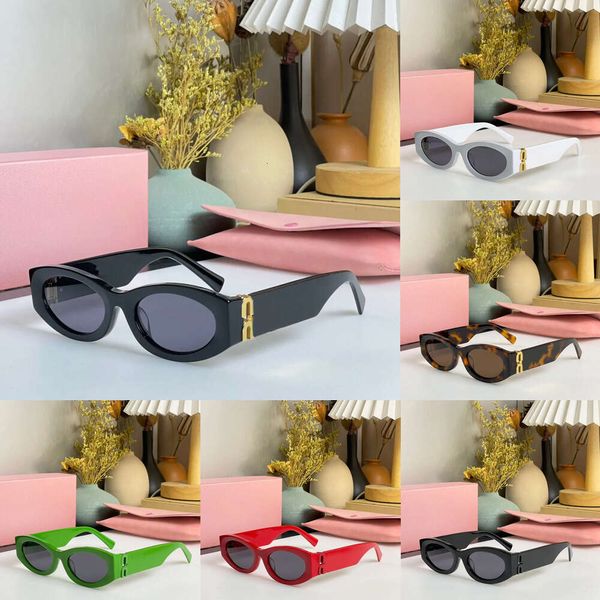 Gafas de sol para mujeres Hombres Verano 11W Diseñadores Estilo Anti-ultravioleta Placa retro Oval Gafas de montura completa Caja aleatoria 11WS Gafas de sol de diseñador Mujeres