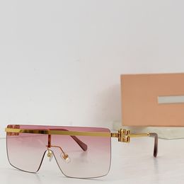 Gafas de sol para mujer Gafas de sol miumius Europa América Individualidad moda sexy Gafas de sol de una pieza con montura grande gafas de lujo diseño de máscara gafas de parabrisas