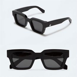 Солнцезащитные очки для женщин OMRI012 классические черные полнокадровые защитные очки модные OFF 012 мужские очки UV400 защитные линзы Designer 264G