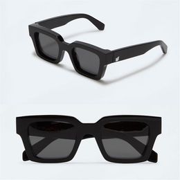 Zonnebrillen voor dames OMRI012 klassiek zwart full-frame oogbescherming mode OFF 012 herenbril UV400 beschermende lenzen Designer 188W