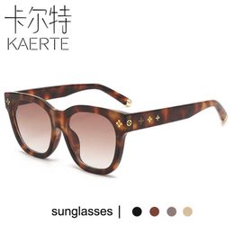 Lunettes de soleil pour femmes avec une sensation haut de gamme Instagram pour un visage amincissant lunettes de soleil pour filles épicées américaines lunettes à imprimé léopard forme concave