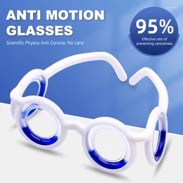 Lunettes de soleil Frames 1 Pc Anti-Motion Salle de maladie Louées liquides portables Portiser les lunettes de conduite anti-digne pour les enfants adultes