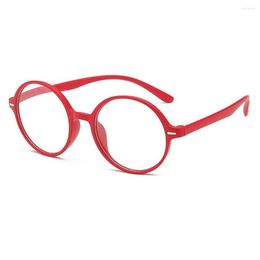 Monturas de gafas de sol, 1 pieza, montura redonda, gafas de lectura, ultraligeras, pequeñas, para presbicia, bloquean la luz azul, gafas de hipermetropía, Unisex