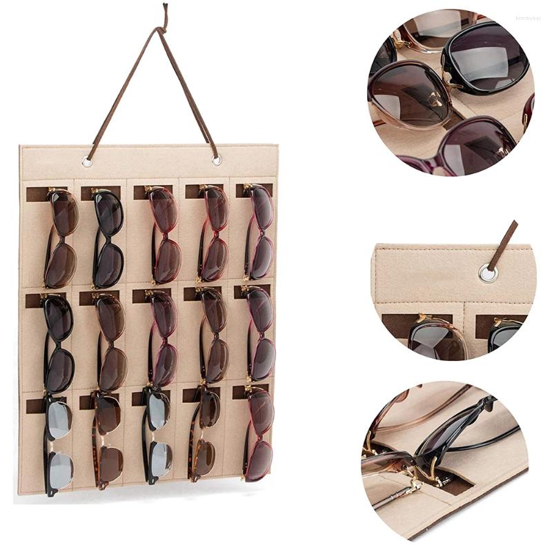Sunglasses Frames 1PCs Storage Organizer Hanging Eyeglasses Holder Eyewear Display Glasses Wall Pocket Mounted