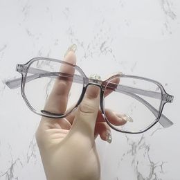 Zonnebrilmonturen 2023 Blauw Licht Bril Mannen Vintage Oversized Brillen Student Kort Zicht Brillen Lezen Dames Accessoires