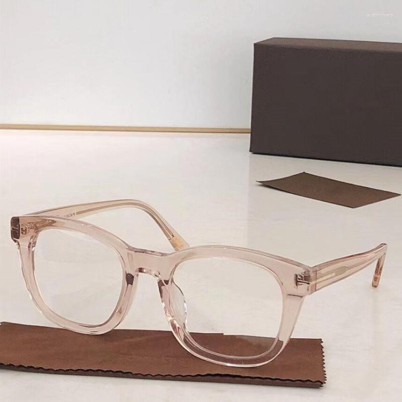 Sunglasses Frames 2023TEMplate Glasses Prescription For Men And Women TF5542 High-quality Plate Frame Square Full