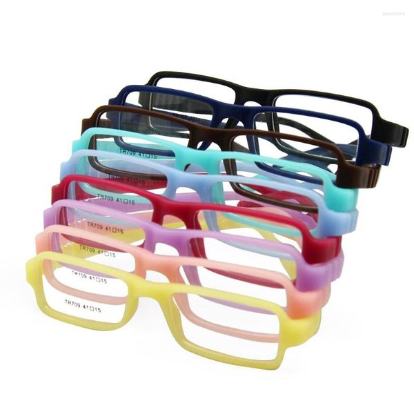 Lunettes de soleil Cadres 3 Pack Pliable Bébé Lunettes Taille 41mm Sans Vis Avec Sangle Incassable Enfants Optique Lunettes Enfants Lunettes Cadre