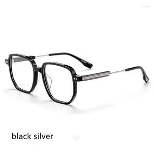 Lunettes de soleil Frames 49 mm PC Eyeglasse féminine Lunes conçues Roum Full Round Spectacle Vintage Style Fashion Small Size Firm 7707