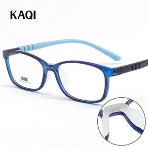 Lunettes de soleil Frames 51 mm Squareanti-Blue Light Kids Lunes Optical Frame Optic