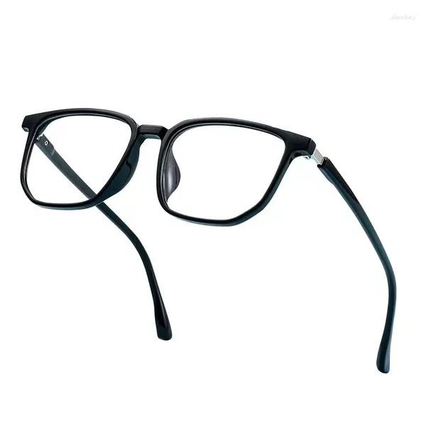 Lunettes de soleil Frames 53 mm Rectangular Ultralight TR Business Men Glasses Prescription Portes Eyeglass Fashion Food Full Rim Eyewear 055