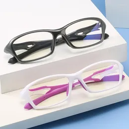 Lunettes de soleil Cadres 54-17-147 Lunettes optiques Square Sports Sports Prescription Silicone Plaquette nasale Équitation en plein air Tr90 Cadre